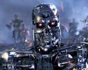 template meme terminator t 800 robot skynet squelette machine yeux rouges metal cyborg film apocalypse arnold reaction