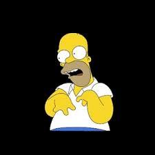 Sticker template meme look marge homer simpson simpsons marge regarde surpris pointe choque attends homer regarde ca incroyable reaction par risibot