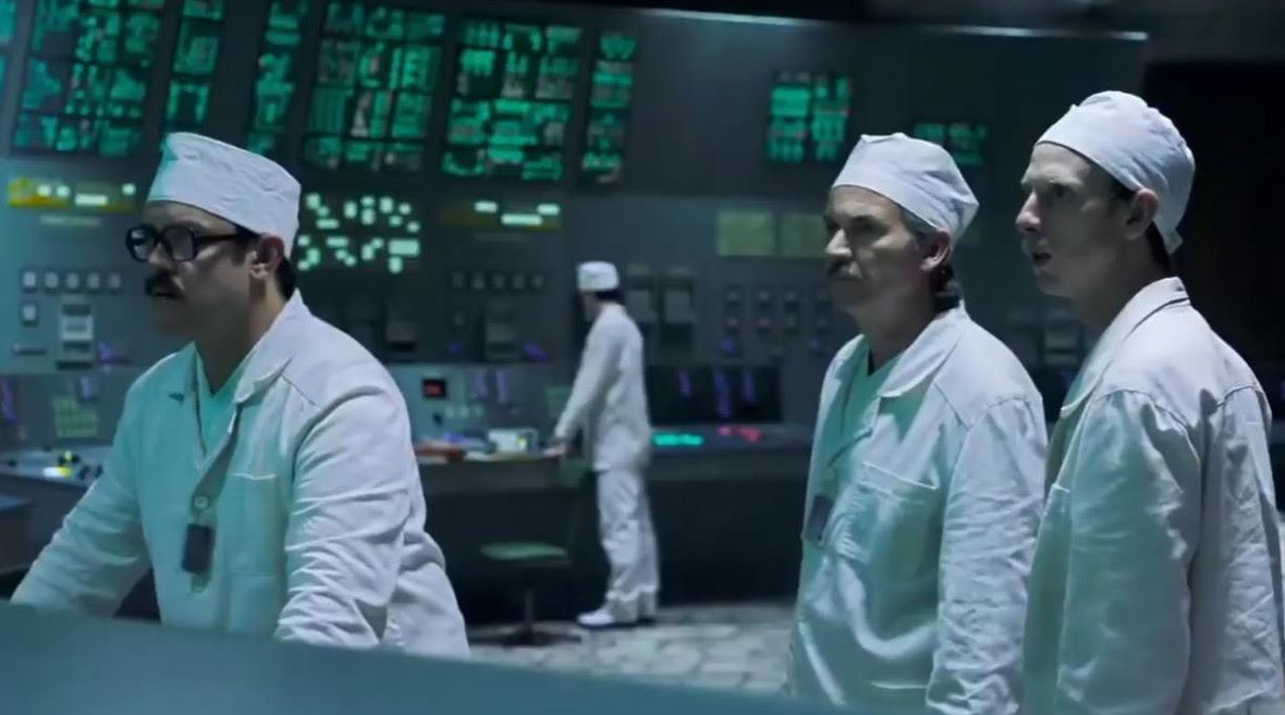 Sticker template meme chernobyl serie hbo reacteur centrale nucleaire scientifiques tchernobyl catastrophe panique inquiet ca va pas salle controle par risibot