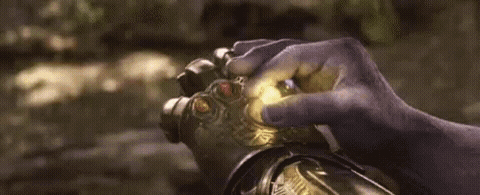 Sticker template meme thanos power up infinity gauntlet gant infini avengers marvel gif animation puissance claquement pouvoir snap pierres par risibot