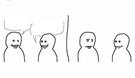 template meme bro visited his friend ami qui visite malaise gene mal a l aise bonhommes dessin vibe bizarre ambiance glauque visite ratee froid gele pote ambiance