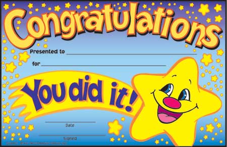 Sticker template meme happy star congratulations felicitations bravo diplome tu as reussi you did it etoile jaune certificat recompense reussite fierte cadeau par risibot