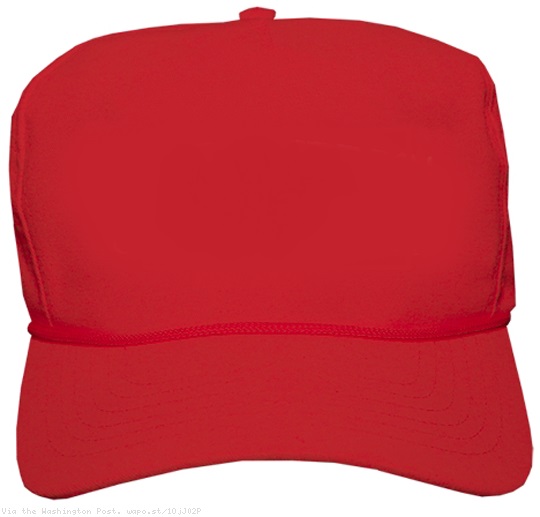 Sticker template meme maga casquette rouge hat blank trump republicain politique casquette vide make america great again usa chapeau customiser conservateur par risibot