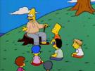 template meme back in my day simpsons grand pere abraham simpson papy de mon temps vieux con ancien histoire enfants raconte nostalgie radotage