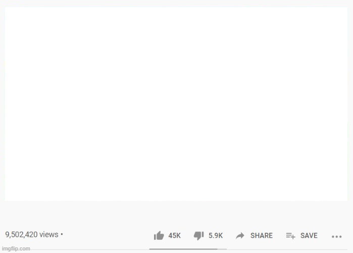 Sticker template meme youtube video capture lecteur vues likes pouces interface ecran youtube like dislike miniature streaming commentaire par risibot
