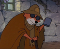 template meme robin hood disney renard mendiant pauvre miette pitie charite aumone deguise aveugle tasse un peu de monnaie