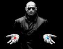 template meme morpheus matrix pilule bleue pilule rouge blue pill red pill choix verite realite neo lunettes laurence fishburne illusion