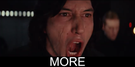 template meme kylo ren more encore plus star wars adam driver cri colere rage veut plus plus acteur colere reaction drole