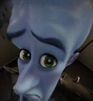 template meme megamind no b dessin anime pas de b bleu triste decu tete baissee pas de bitches regard serieux reaction drole