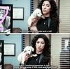 template meme arlo chien chiot brooklyn nine nine rosa diaz amour chien protectrice tuer tout le monde serie attachement reaction drole humour