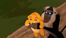 template meme gif animation lion king roi lion yeet jette bebe simba rafiki lance disney lever haut balance