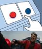 template meme robotnik button eggman sonic bouton rouge appuie dr robotnik film sonic jim carrey choix dilemme decision