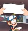 template meme this is worthless gravity falls dipper feuille blanche ca vaut rien sans valeur nul content dessin anime papier vide ironie worthless