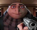 template meme gru gun moi moche et mechant despicable me pistolet menace sourire arme braque dessin anime braquage minions moche mechant