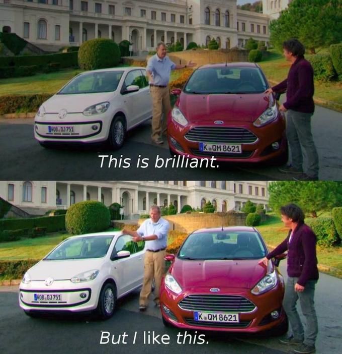 Sticker template meme top gear clarkson jeremy clarkson voiture brillant mais j aime ceci ford citroen presentateur humour gear jeremy par risibot