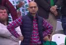 template meme disappointed man homme decu decu bras croises match supporteur cricket pakistanais deception defaite mecontent blase fatigue