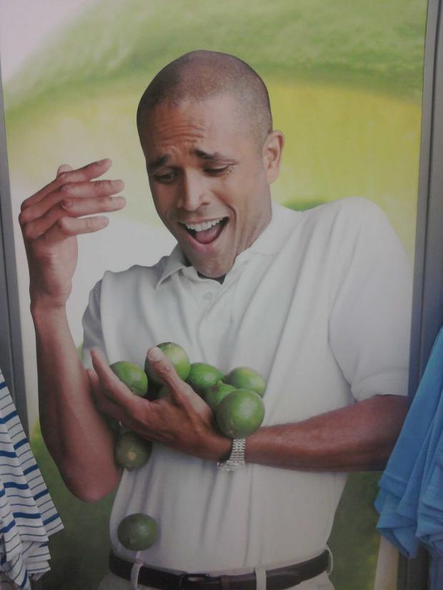 Sticker template meme citrons verts limes tomber galere maladroit porter trop echec fruit pub humour reaction par risibot