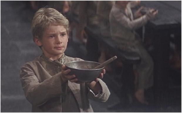 Sticker template meme oliver twist please sir bol faim pauvre orphelin encore un peu mendier supplier misere enfant gruau oliver par risibot