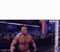template meme scream if you love gif animation brock lesnar wwe catch lutteur cours charge arrive fonce sprint scream