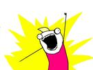 template meme do all the things tout faire excite hyperbole motivation enthousiasme cri allie brosh jaune toutes les choses envie things tout
