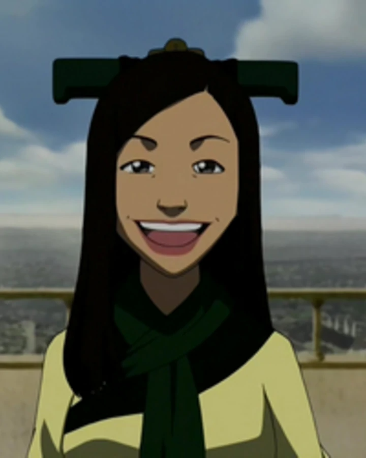 Sticker template meme no war in ba sing se avatar derniere maitre de l air ba sing se guerre deni mensonge sourire jinora serie nickelodeon sing derniere par risibot