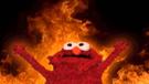 template meme elmo fire elmo feu flammes enfer chaos incendie panique brule sesame street detresse fire sesame