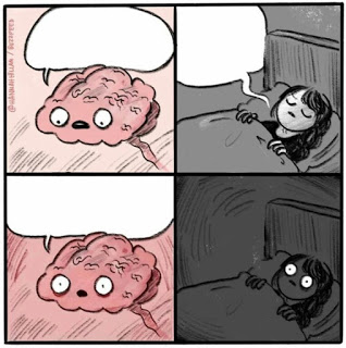 Sticker template meme brain before sleep cerveau dormir nuit insomnie pensee gene reflexion angoisse peur fatigue par risibot