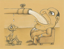 template meme robinet tuyau pipe avidite riche pauvre gros capitalisme inegalite eau dessin soif greedy pipe man