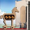 template meme cheval de troie troie troyens infiltration piege ruse virus dessin dinde soldats cadeau trojan horse malware