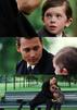template meme finding neverland johnny depp enfant banc banc public reconfort pere triste scene film console peter pan neverland