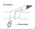 template meme vache labyrinthe illusion libre arbitre choix liberte mur dessin faux choix manipulation obstacle free choice labyrinthe vache