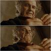 template meme bilbo seigneur des anneaux hobbit anneau precieux lotr ian holm tentation avidite possession gollum pourquoi ne pas le garder tentation de l anneau