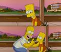 template meme simpsons homer bart etrangler strangle etranglement dispute colere enfant violence strangle bart simpsons film etouffer