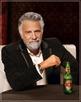 template meme homme le plus interessant biere dos equis publicite barbe costume je ne bois pas souvent stay thirsty reaction humour drole blague