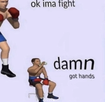 template meme boxe boxeur combat bagarre fight mains poings muscle bagarreur ok ima fight eau bouteille fort
