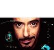template meme jarvis iron man tony stark robert downey ordinateur ia assistant demande question regard intelligence marvel vengeurs