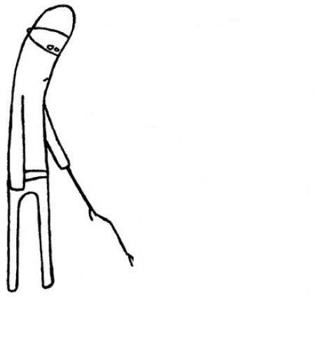 Sticker template meme cmon do something bouge fais quelque chose inaction incitation stick figure sans reaction provocation passif tiens neutre reaction drole par risibot