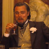 template meme laughing leo leonardo dicaprio django unchained rire verre moquerie rigole calvin candie ricane ironie reaction drole
