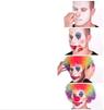 template meme clown applying makeup clown maquillage se ressembler bozo deni stupide ridicule transformation cirque honte reaction drole