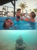 template meme mother ignoring kid drowning mere piscine noyade enfant ignore indifference squelette negligence bobo neglige reaction drole