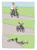 template meme bike fall velo chute baton roue sabotage victime accuse paye sa faute bicyclette accident reaction drole