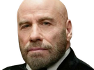 john travolta acteur danseur americain chauve cinquantaine quinquagenaire barbe yeux bleus bg