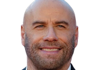 john travolta acteur danseur americain chauve cinquantaine quinquagenaire barbe yeux bleus bg