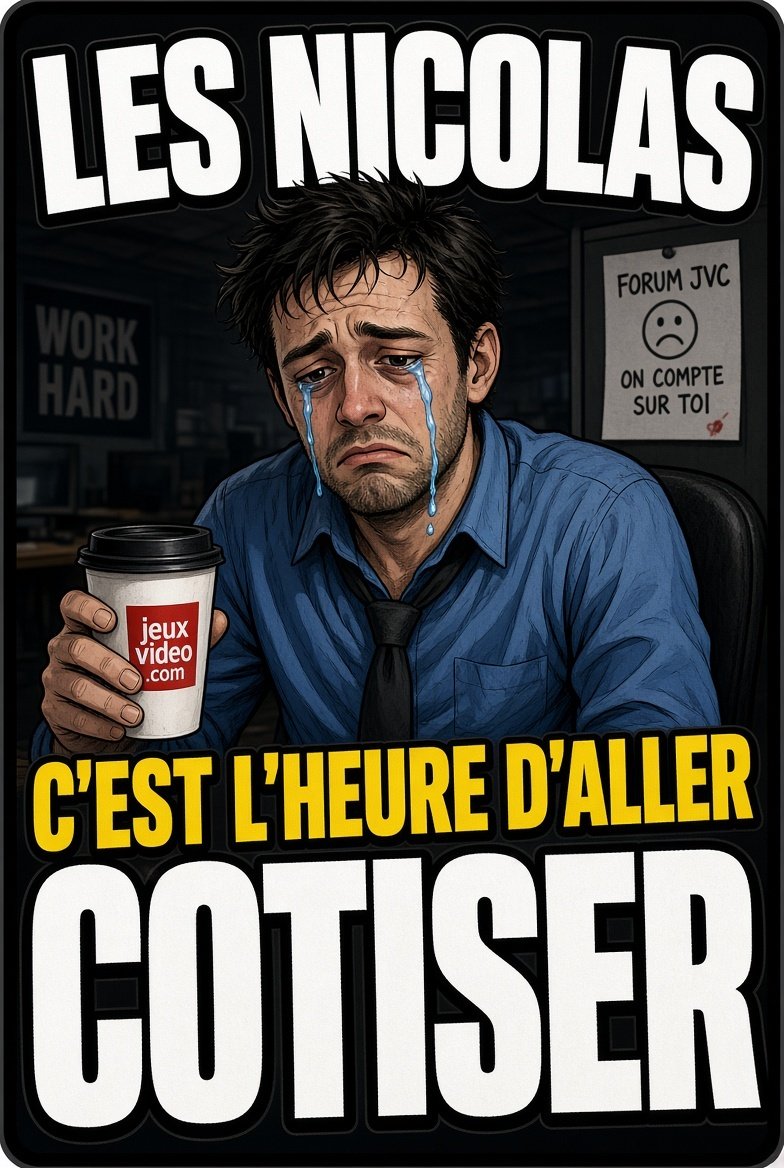 Sticker esclave nicolas pleure larmes larme ouin rsa aah nico par CobideSuede