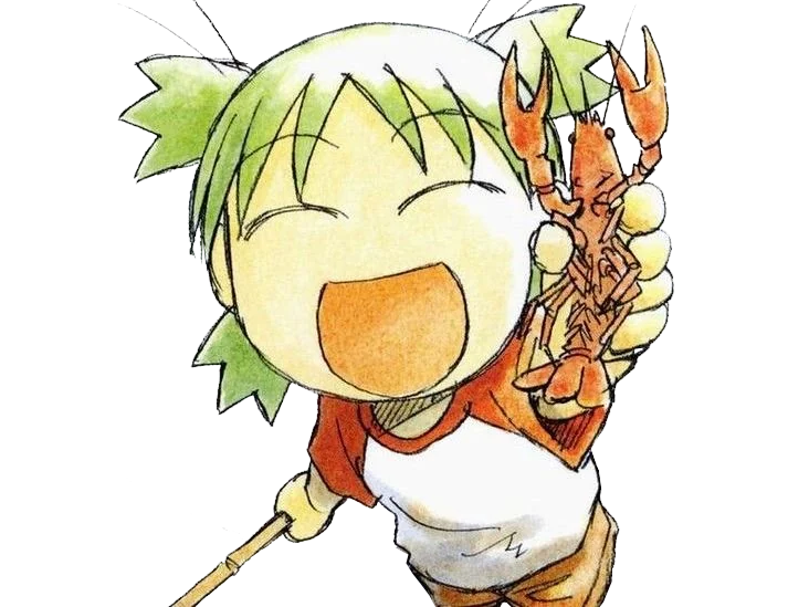 Sticker kj koiwai yotsuba manga fillette cheveux vert crevette montre backup par Crytek