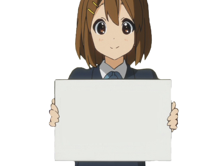 Sticker template anime yui hirasawa kj kikoojap carton kon par ArchReup