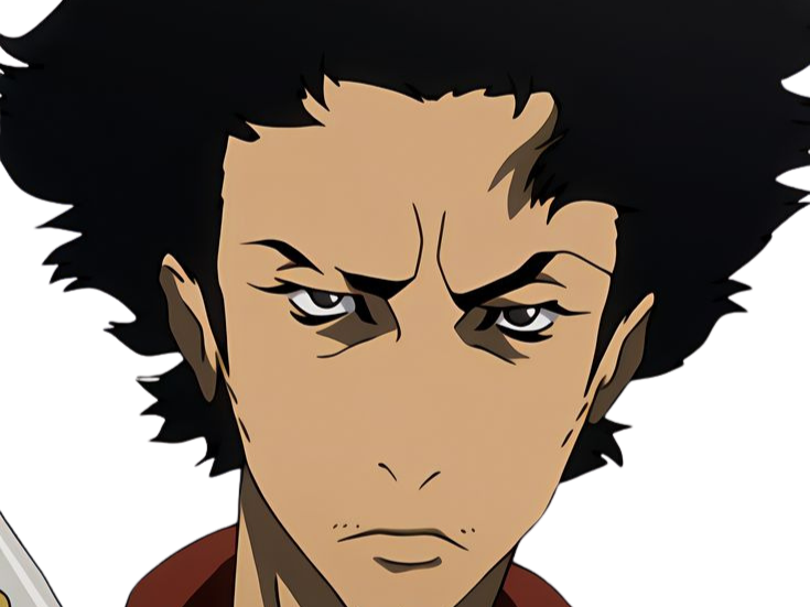 Sticker mugen samurai champloo cheveux noir peau mate junn fic bloop par Bl0op