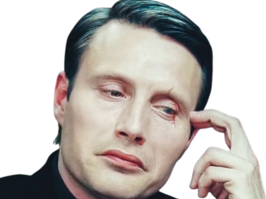 Sticker mads mikkelsen hannibal lecter matthias stillberg fic bloop par Bl0op