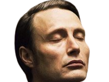 Sticker mads mikkelsen hannibal lecter matthias stillberg fic bloop par Bl0op