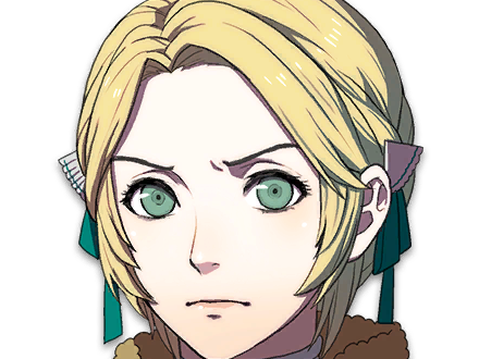 Sticker ingrid brandl galatea fire emblem three houses hopes saint royaume faerghus lions saphir blonde yeux verts par Dark-63
